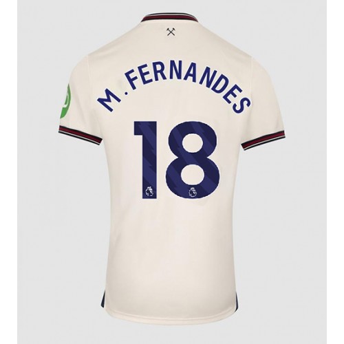 Lacne Muži Futbalové dres West Ham United Mateus Fernandes #18 2025-26 Krátky Rukáv - Preč Lacne Muži Futbalové dres West Ham United Mateus Fernandes #18 2025-26 Krátky Rukáv - Preč